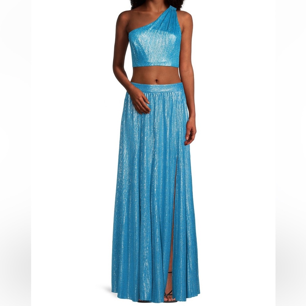 New Ramy Brook shimmer SET Sandra top and Darren skirt